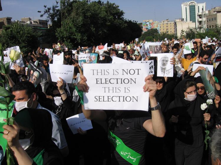 Join United for Iran in a worldwide campaign: “Elections Aren’t Free Until We Are All Free”