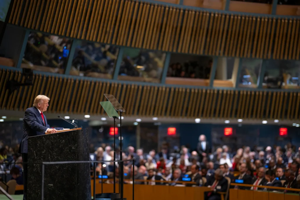 P20250923DT-0547 Donald Trump at the U.N. General Assembly
